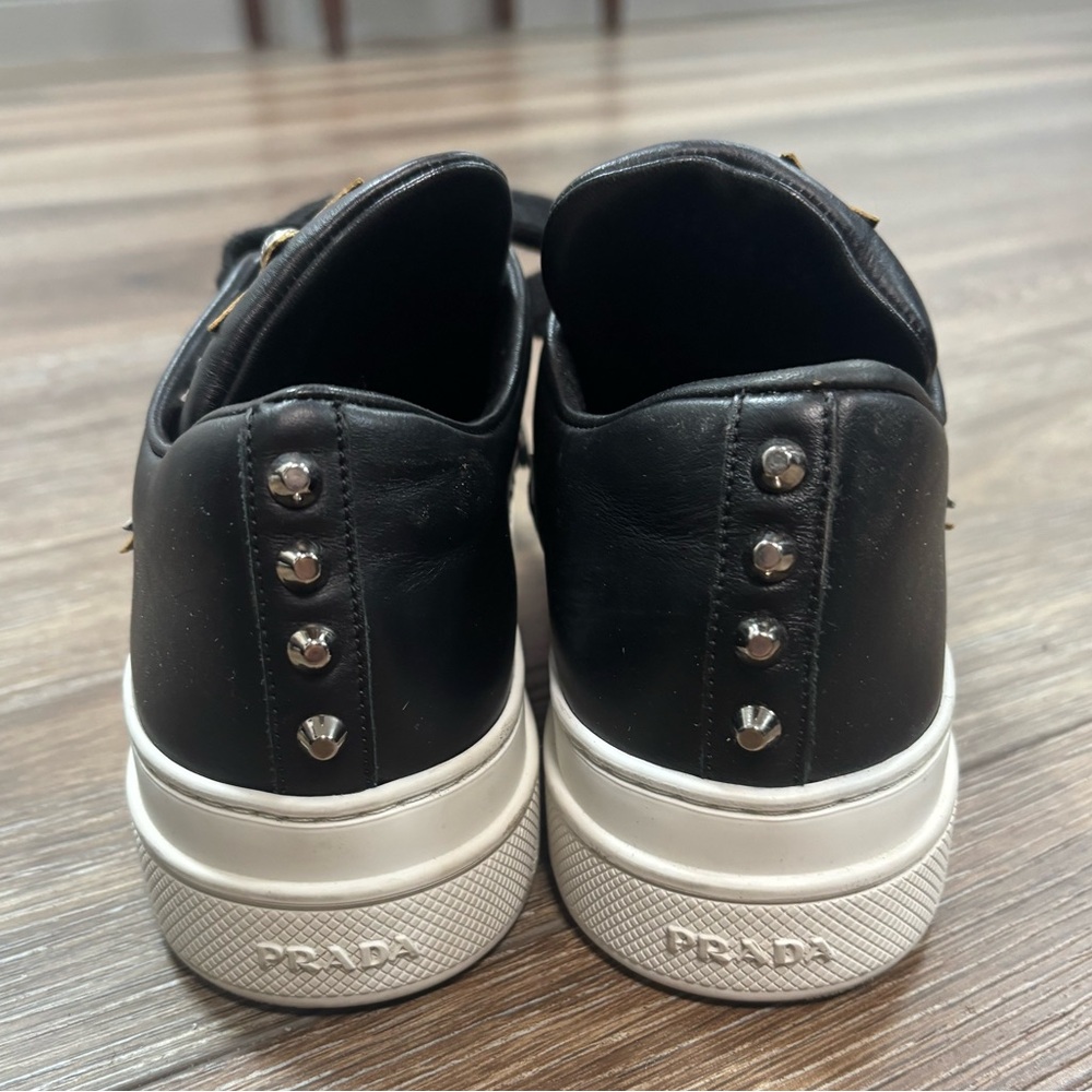 Prada Limited Edition Lather Patchwork Embellishe… - image 5